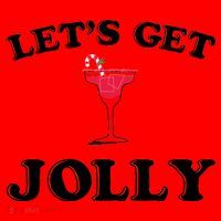 Let's Get Jolly Santa Hat thumb 1