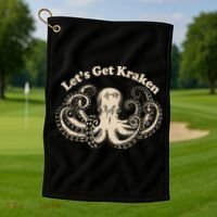 Let's Get Kraken  Golf Towel thumb 1