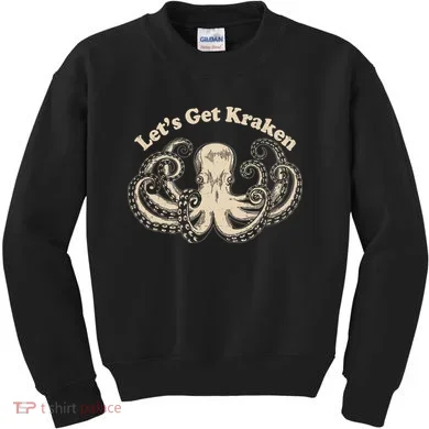 Let's Get Kraken  Kids Sweatshirt