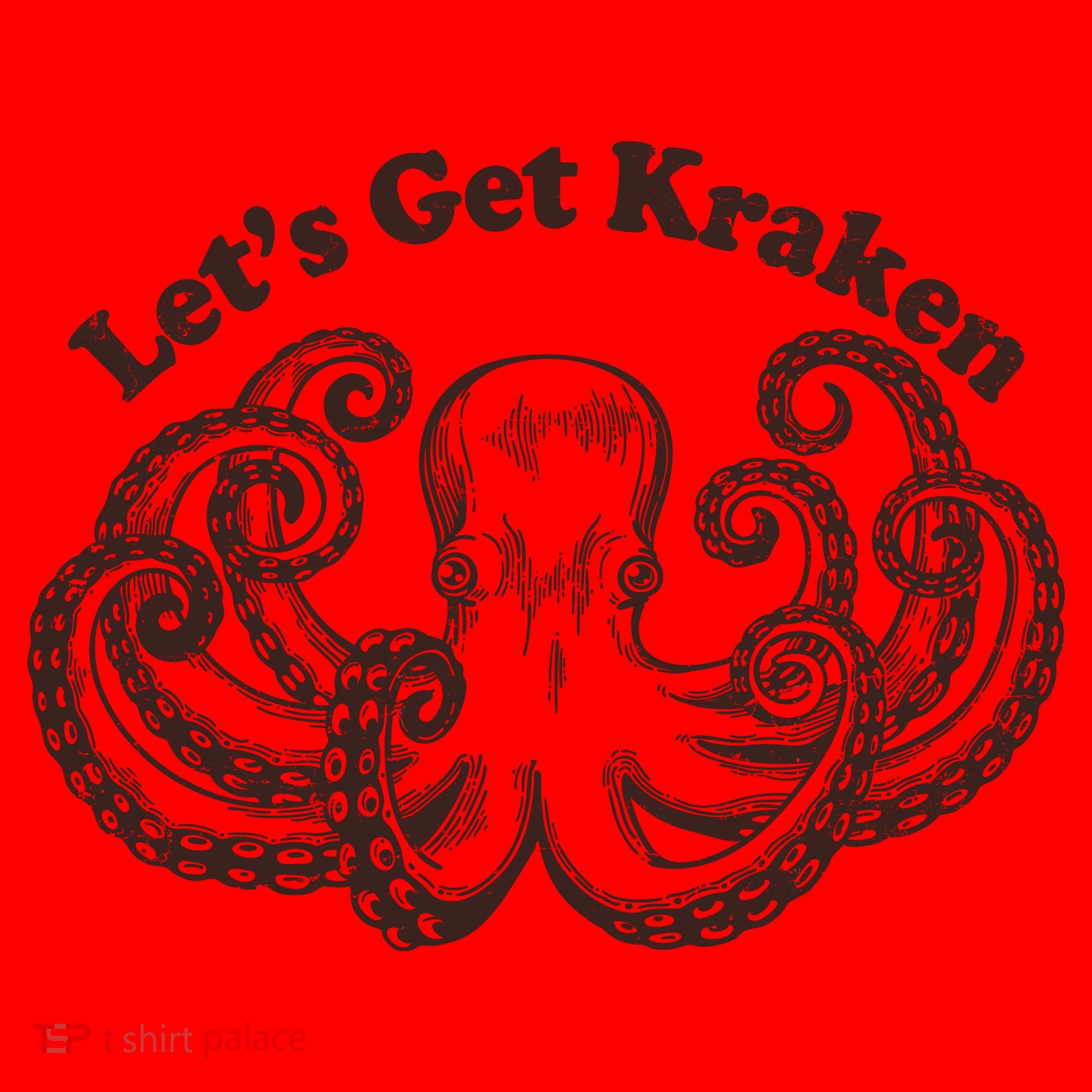 Let's Get Kraken  Santa Hat