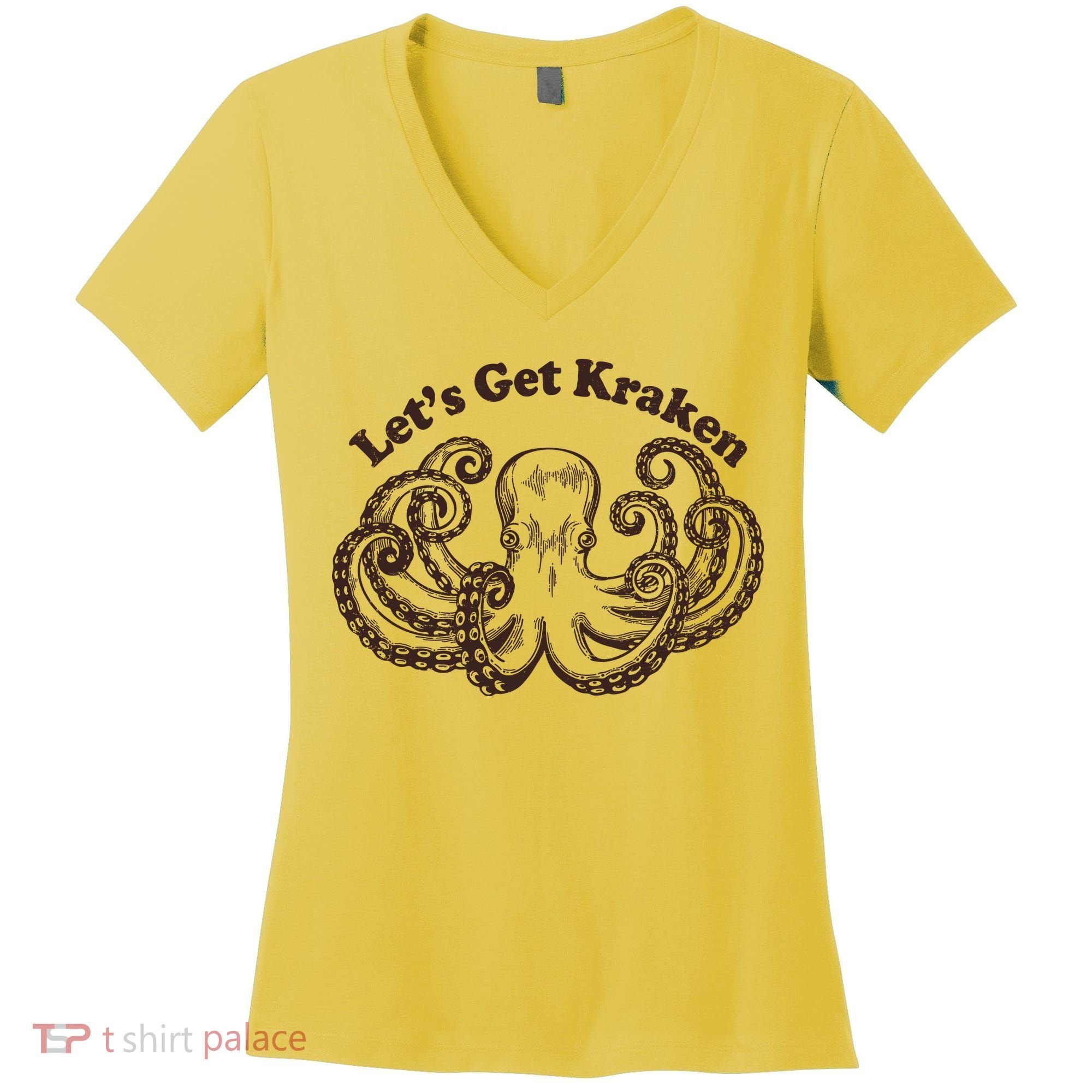 Let's Get Kraken  Women's V-Neck T-Shirt