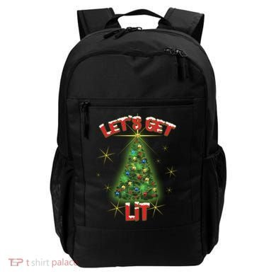 Let's Get Lit Christmas Tree Backpack