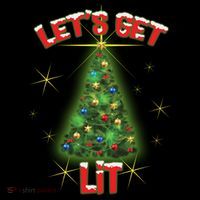 Let's Get Lit Christmas Tree Button thumb 1