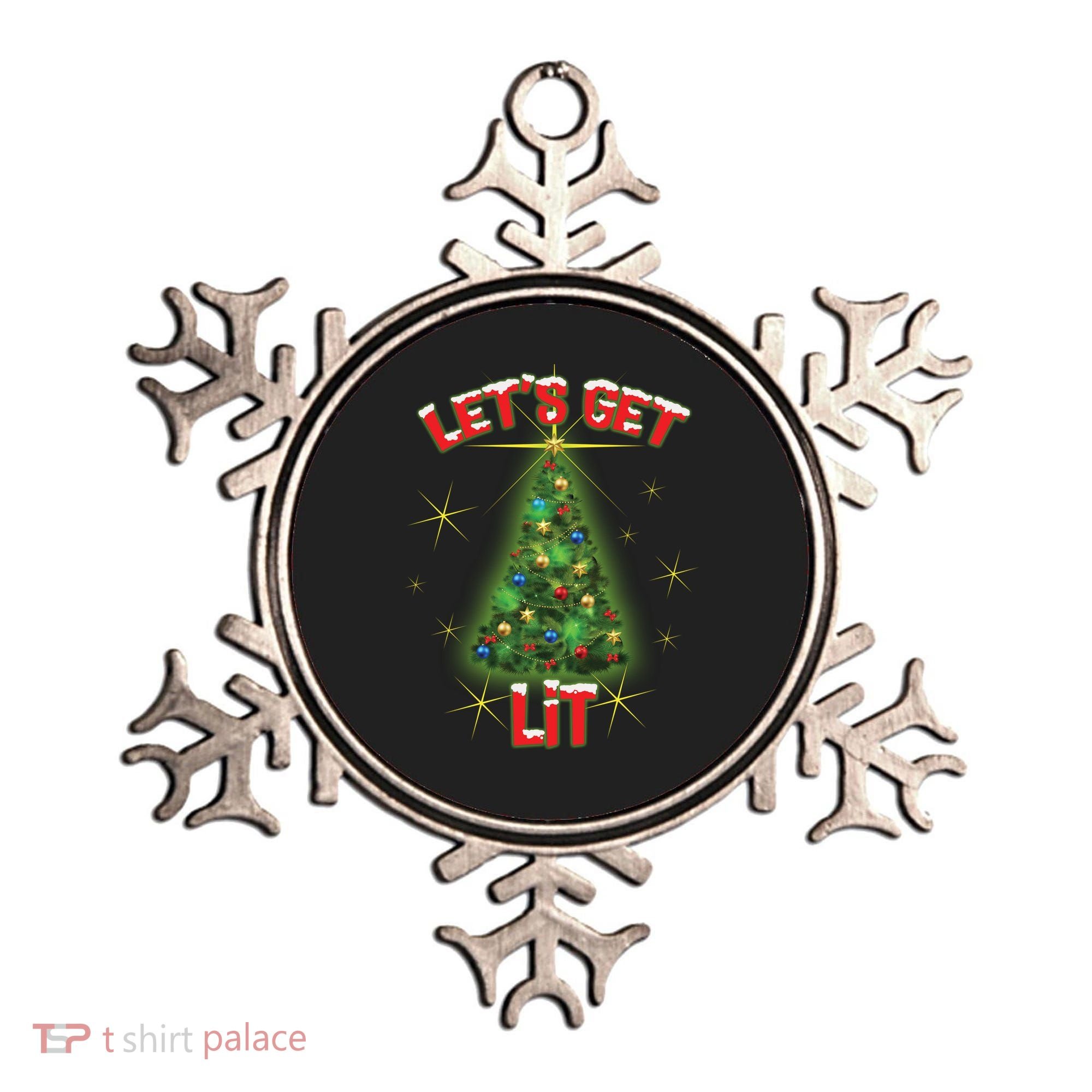 Let's Get Lit Christmas Tree Ornament