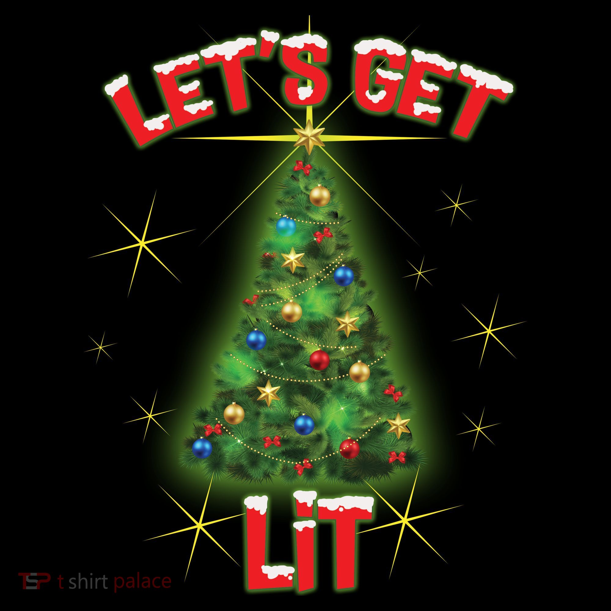 Let's Get Lit Christmas Tree Ornament
