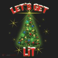 Let's Get Lit Christmas Tree Hat thumb 2