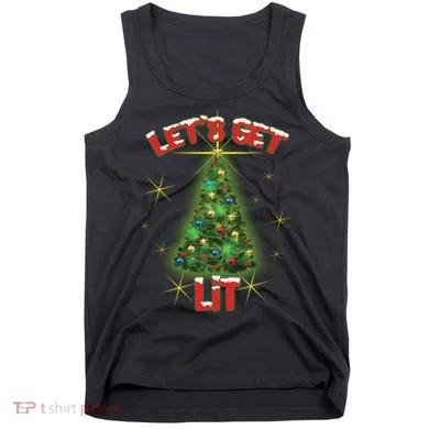 Let's Get Lit Christmas Tree Tank Top