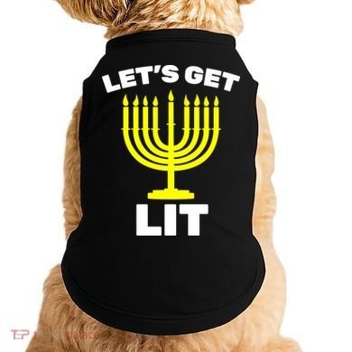 Let's Get Lit Hanukkah Doggie Tank