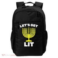 Let's Get Lit Hanukkah Backpack thumb 0