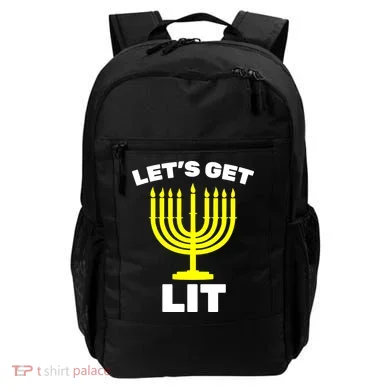 Let's Get Lit Hanukkah Backpack