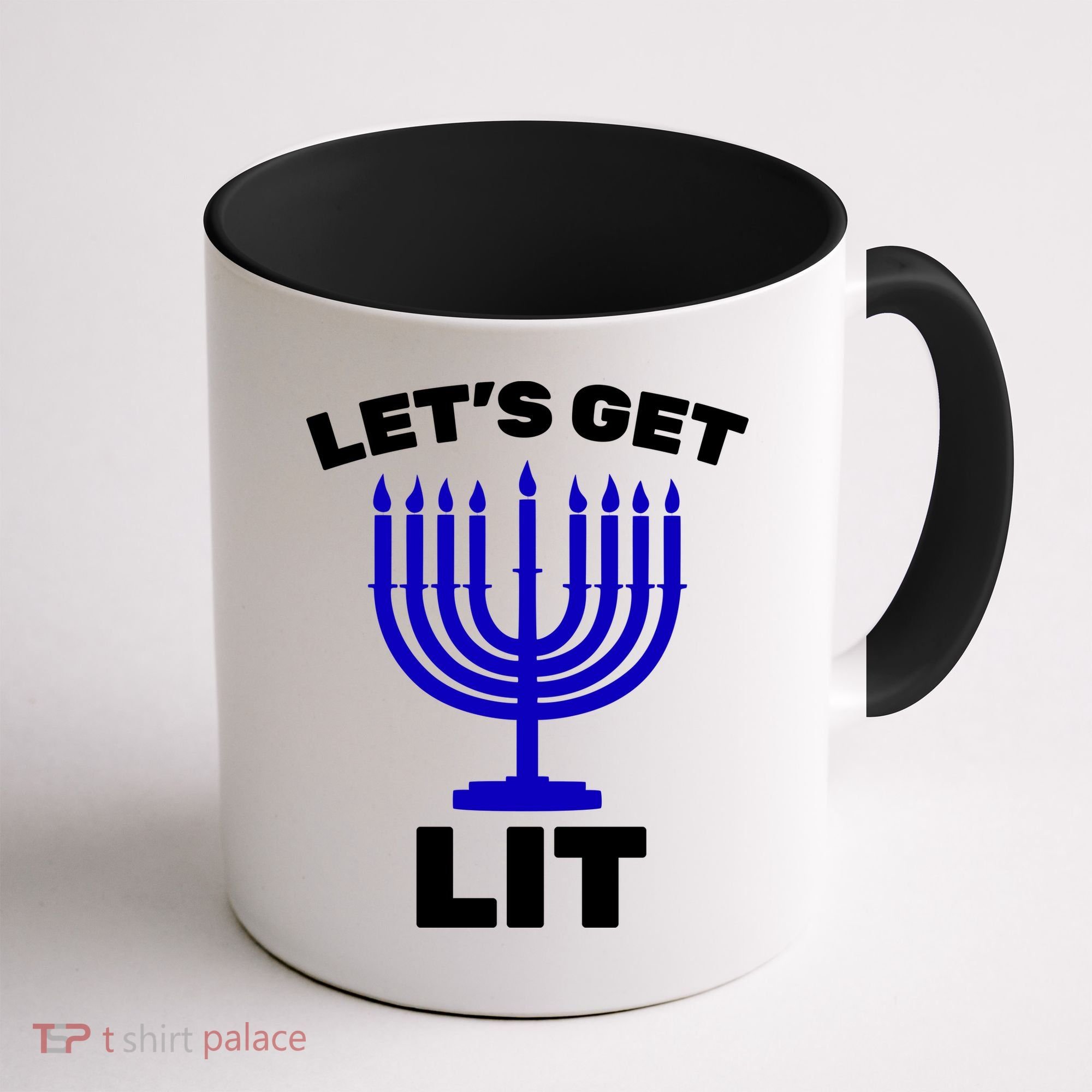 Let's Get Lit Hanukkah Coffee Mug