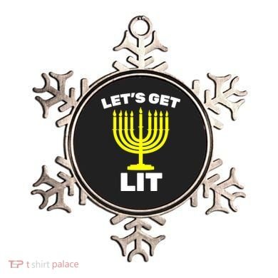 Let's Get Lit Hanukkah Ornament