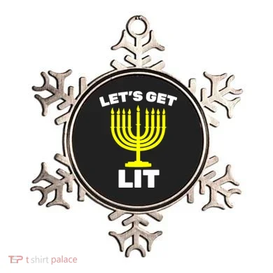 Let's Get Lit Hanukkah Ornament