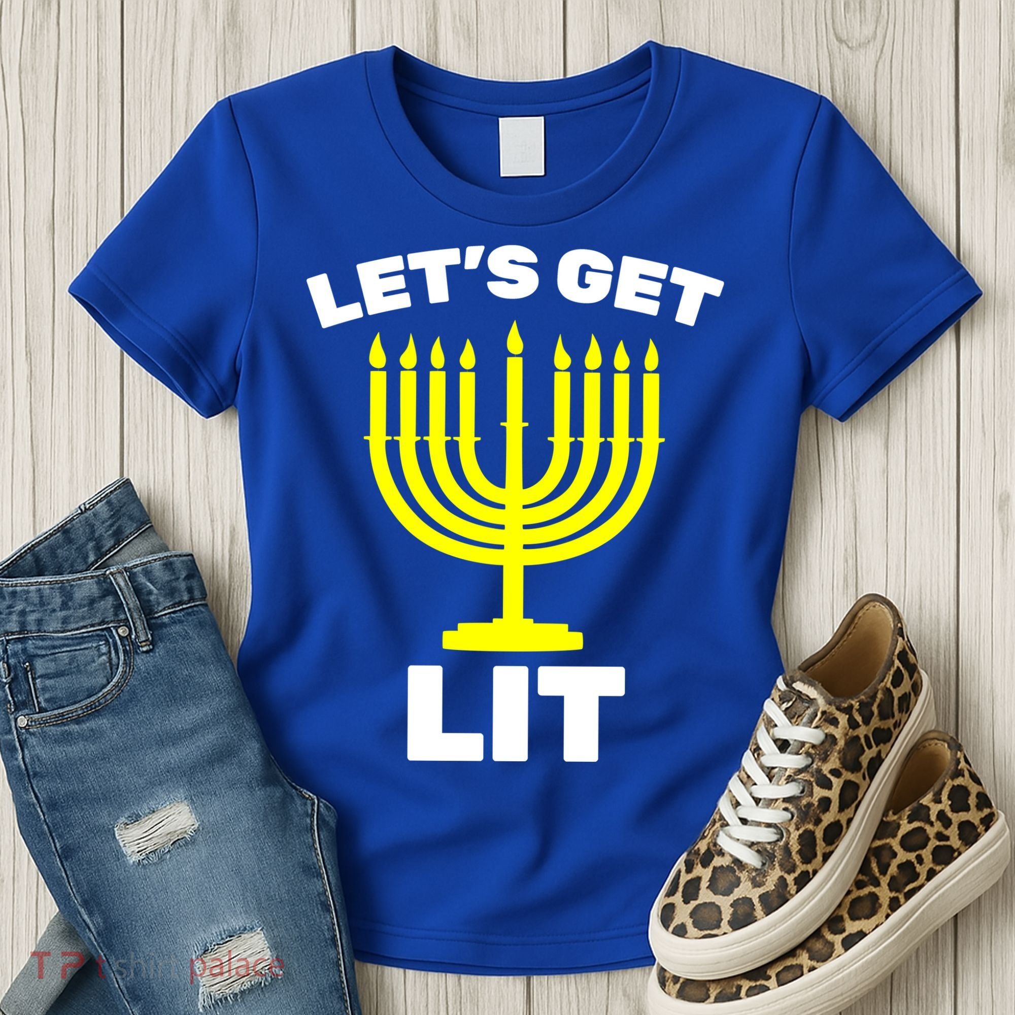 Let's Get Lit Hanukkah Women's T-Shirt
