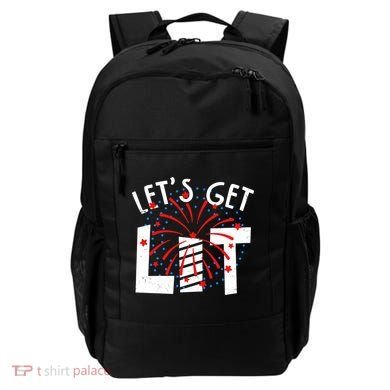 Let's Get Lit Memorial Day 4th of July Fireworks Backpack