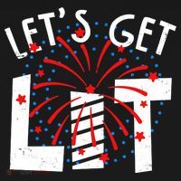 Let's Get Lit Memorial Day 4th of July Fireworks Women's Tank Top thumb 5