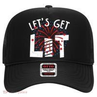 Let's Get Lit Memorial Day 4th of July Fireworks Hat thumb 0
