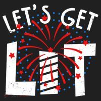 Let's Get Lit Memorial Day 4th of July Fireworks Hat thumb 2
