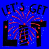 Let's Get Lit Memorial Day 4th of July Fireworks Coffee Mug thumb 5