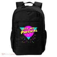 Lets Get Physical Retro 80s  Backpack thumb 0