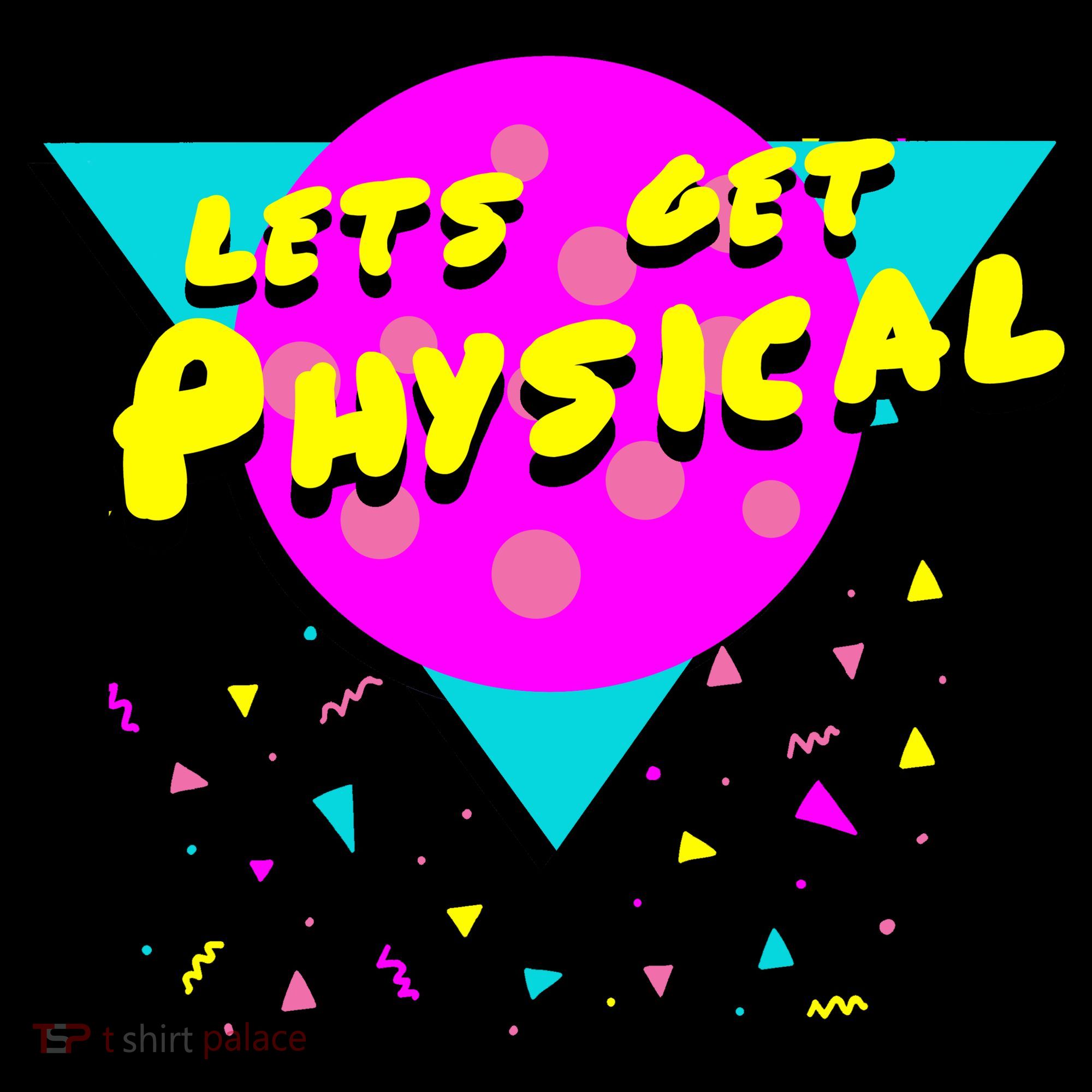 Lets Get Physical Retro 80s  Bucket Hat