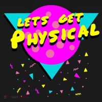 Lets Get Physical Retro 80s  Pajama Set thumb 2