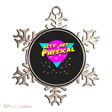 Lets Get Physical Retro 80s  Ornament