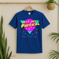 Lets Get Physical Retro 80s  T-Shirt thumb 2
