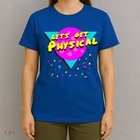 Lets Get Physical Retro 80s  T-Shirt thumb 4