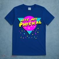 Lets Get Physical Retro 80s  T-Shirt thumb 5