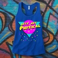 Lets Get Physical Retro 80s  Women's Tank Top thumb 3