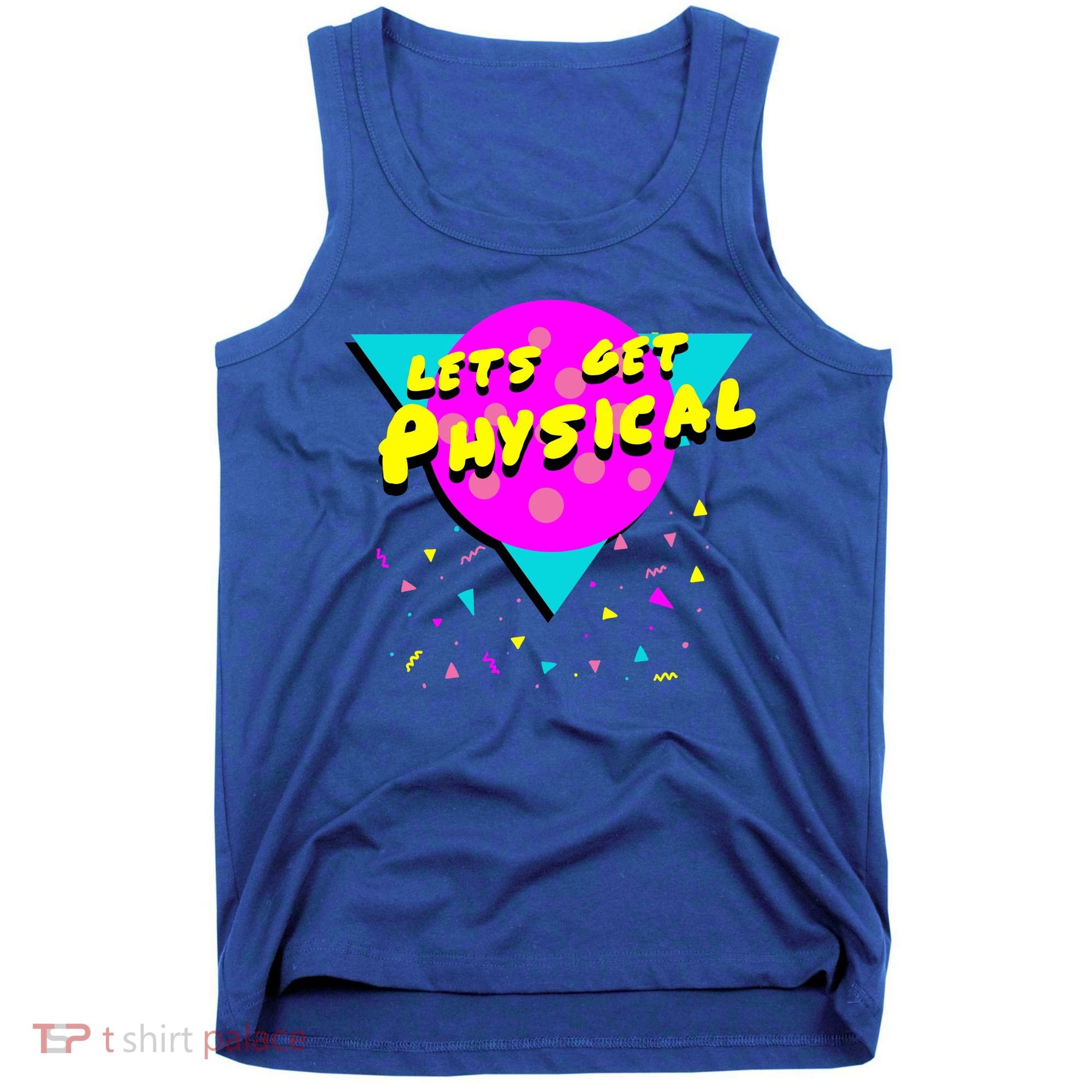 Lets Get Physical Retro 80s  Tank Top