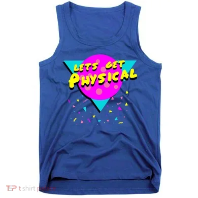 Lets Get Physical Retro 80s Tank Top