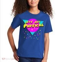Lets Get Physical Retro 80s  Kids T-Shirt thumb 2