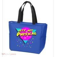 Lets Get Physical Retro 80s  Tote Bag thumb 3