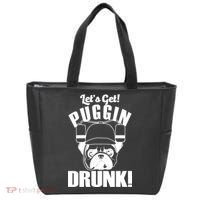Let's Get Puggin Drunk Tote Bag thumb 0