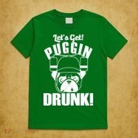 Let's Get Puggin Drunk T-Shirt thumb 5