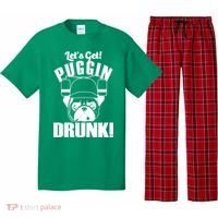 Let's Get Puggin Drunk Pajama Set thumb 0