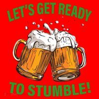 Let's Get Ready To Stumble Santa Hat thumb 1