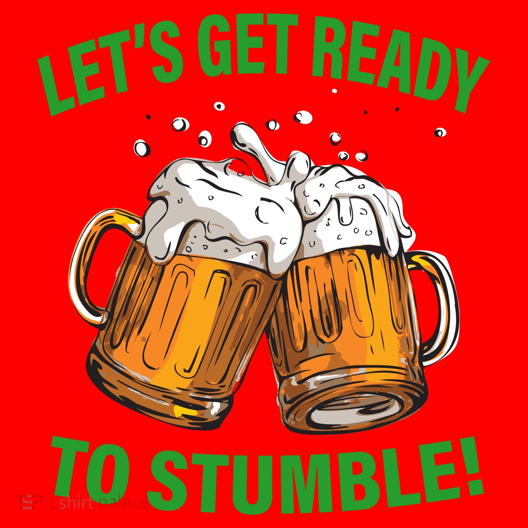 Let's Get Ready To Stumble Santa Hat