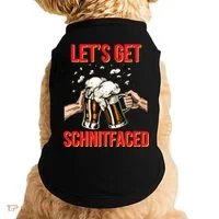 Let's Get Schnitfaced Doggie Tank thumb 0
