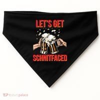 Let's Get Schnitfaced USA-Made Doggie Bandana thumb 0