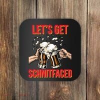 Let's Get Schnitfaced Coaster thumb 0