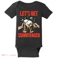 Let's Get Schnitfaced Baby Bodysuit thumb 0