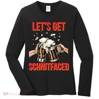 Let's Get Schnitfaced Women's Long Sleeve Shirt thumb 0