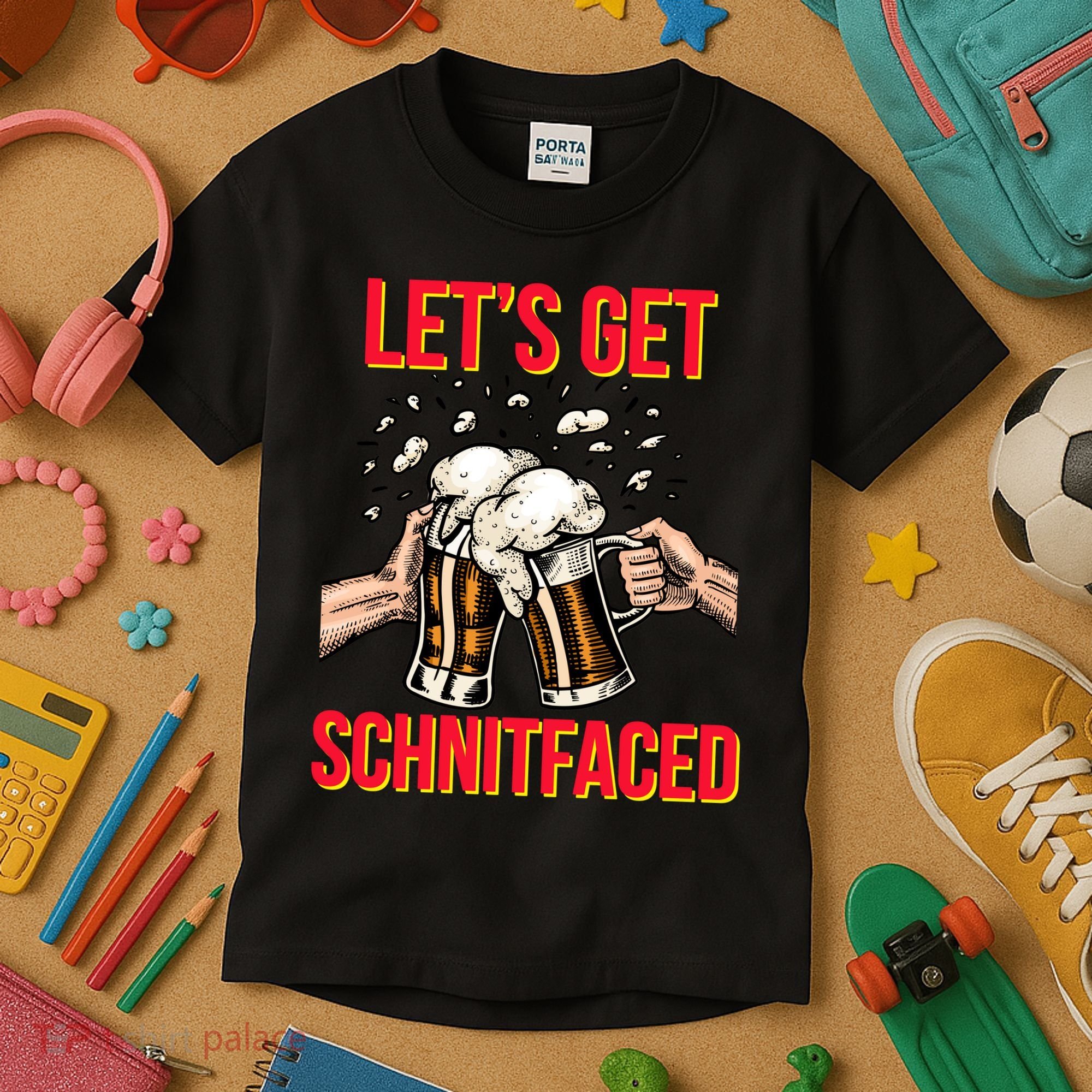 Let's Get Schnitfaced Kids T-Shirt