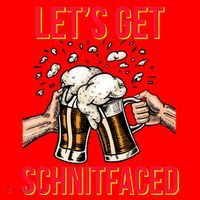Let's Get Schnitfaced Santa Hat thumb 1