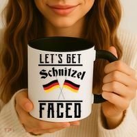 Let's Get Schnitzel Faced Coffee Mug thumb 3