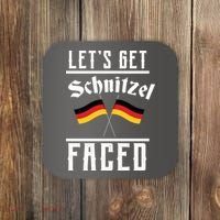 Let's Get Schnitzel Faced Coaster thumb 0