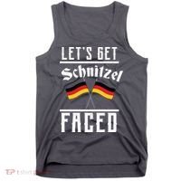 Let's Get Schnitzel Faced Tank Top thumb 0